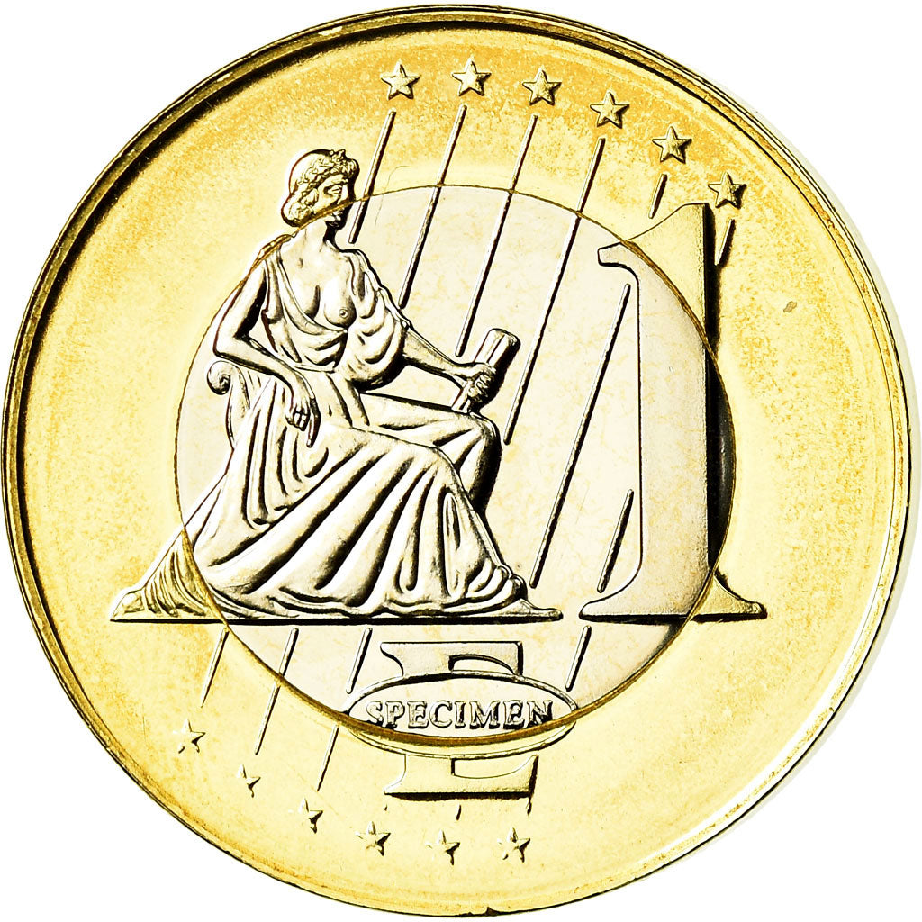 Vatican, Medal, 1 E, Essai-Trial Benoit XVI, 2006, MS(65-70), Bi-Metallic