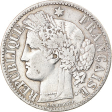Coin, France, Cérès, 2 Francs, 1881, Paris, VF(30-35), Silver, KM:817.1