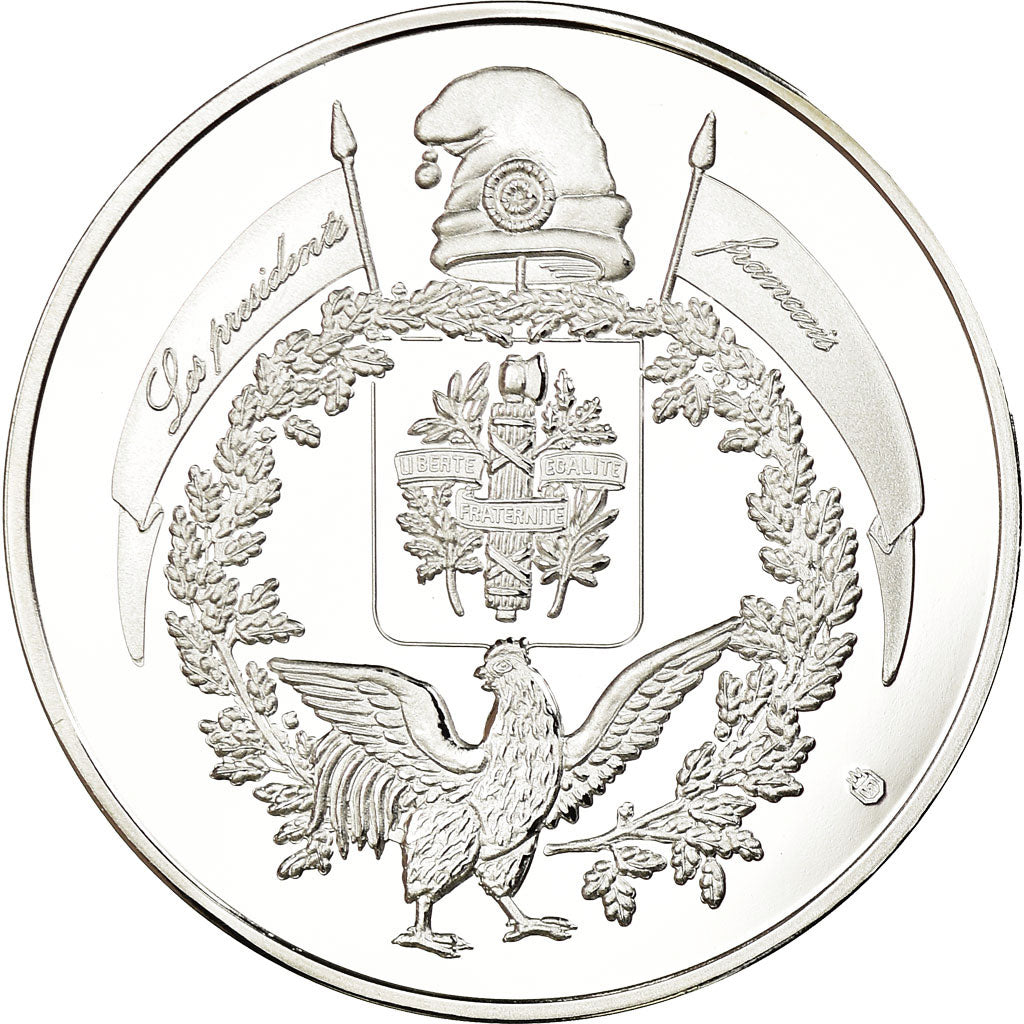 França, Medal, Les Présidents de la République, Albert Lebrun, MS(64), Prata