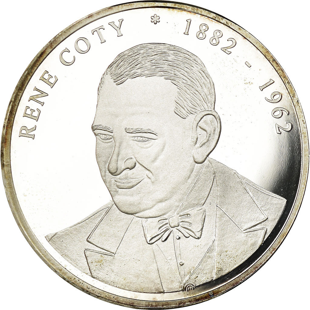 Francia, medalla, Les Présidents de la République, René Coty, SC+, Copper