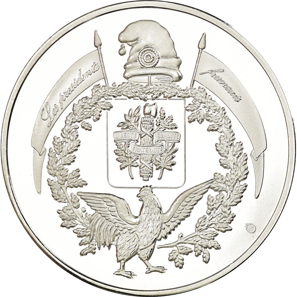 Francia, medalla, Les Présidents de la République, René Coty, SC+, Copper