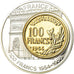 France, Medal, Histoire de la Monnaie Française, 100 Francs 1954, MS(63)