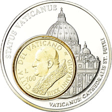 Vaticaan, Medaille, European Currencies, 100 Lires, PR+, Copper-Nickel Gilt
