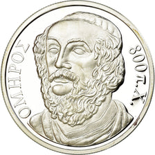 Greece, Medal, Ecu, Homère, MS(64), Silver