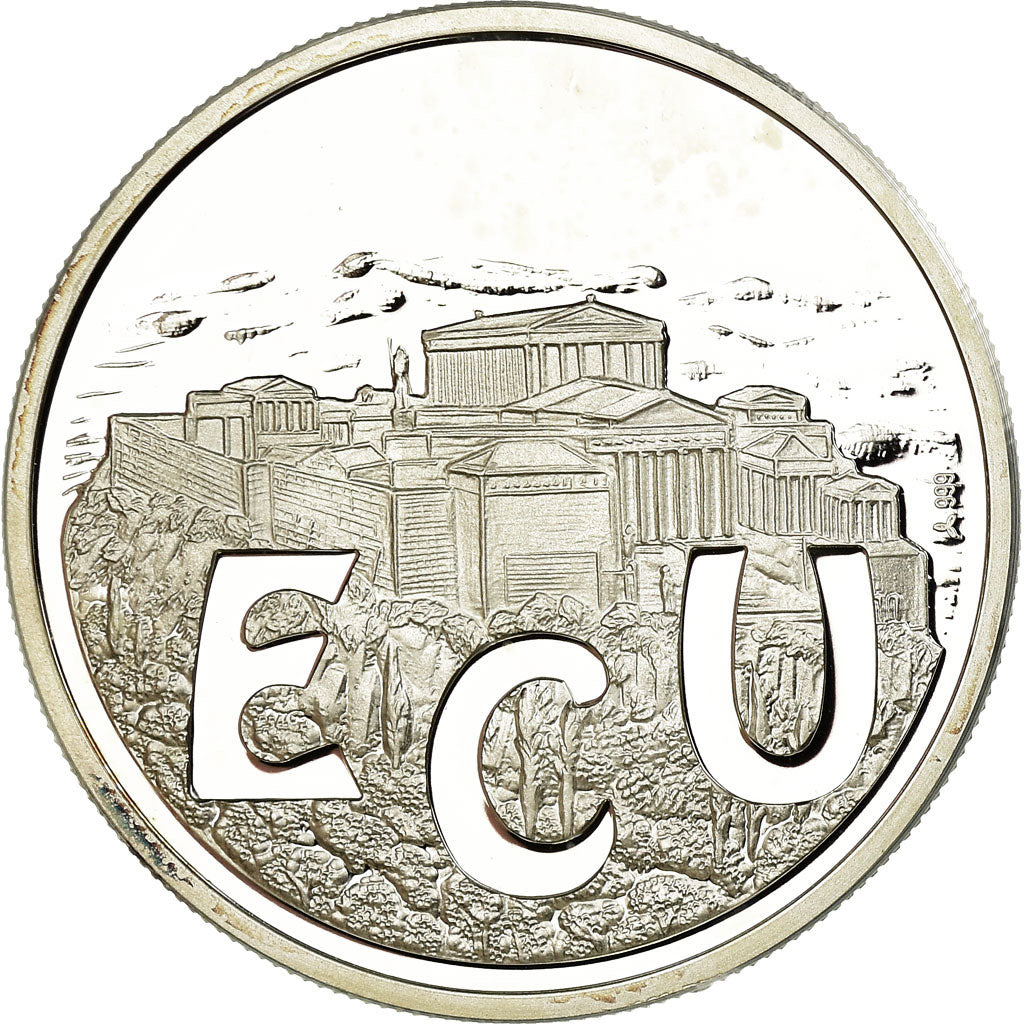 Greece, Medal, Ecu, Homère, MS(64), Silver