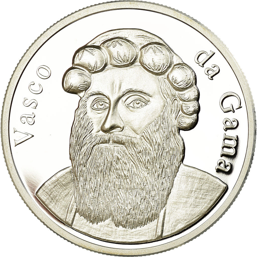 Portugal, Medal, Ecu, Vasco de Gama, Shipping, MS(64), Silver