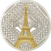 France, Medal, Paris - La Tour Eiffel, MS(65-70), Copper Plated Silver