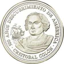 Spanien, Medaille, Ecu, Cristobal Colon, 1993, UNZ+, Silber