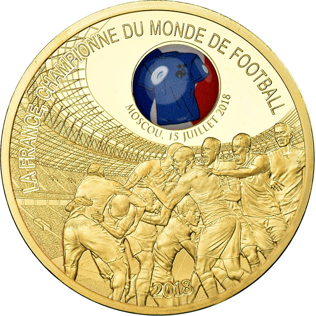 Francja, Medal, La France Championne du Monde de Football, Moscou, 2018