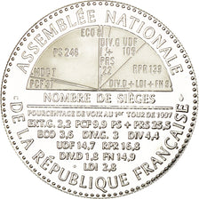 France, Medal, Elections Législatives, Assemblée Nationale, 1997, MS(64)