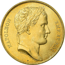 Frankreich, Medaille, Le sacre de Napoléon Ier par Pie VII, STGL, Copper Gilt