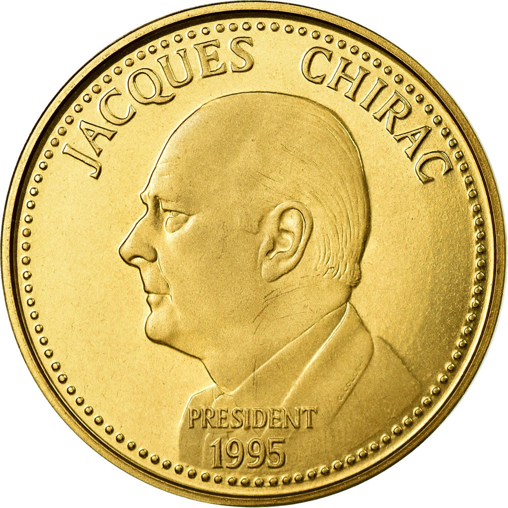 Frankrijk, Medaille, Jacques Chirac, Elections Présidentielles, 1995, UNC-