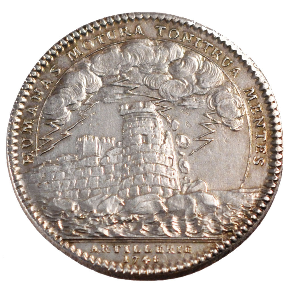 France, Royal, Token, 1748, AU(55-58), Silver, Feuardent #1112, 8.77