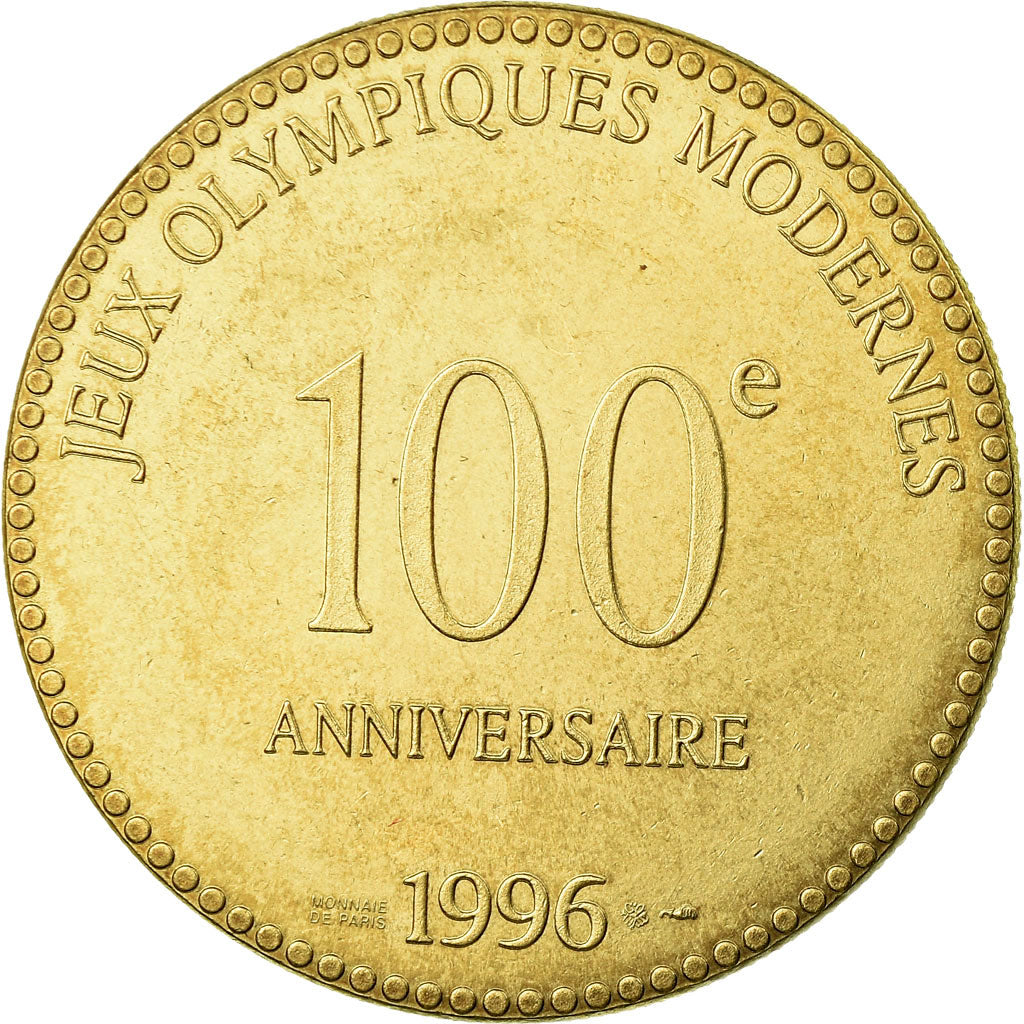 Frankrijk, Medaille, 100ème Anniversaire des Jeux Olympiques, P. de Coubertin