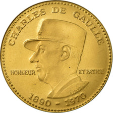 France, Medal, Cinquantenaire de La Libération, De Gaulle, 1994, Colley
