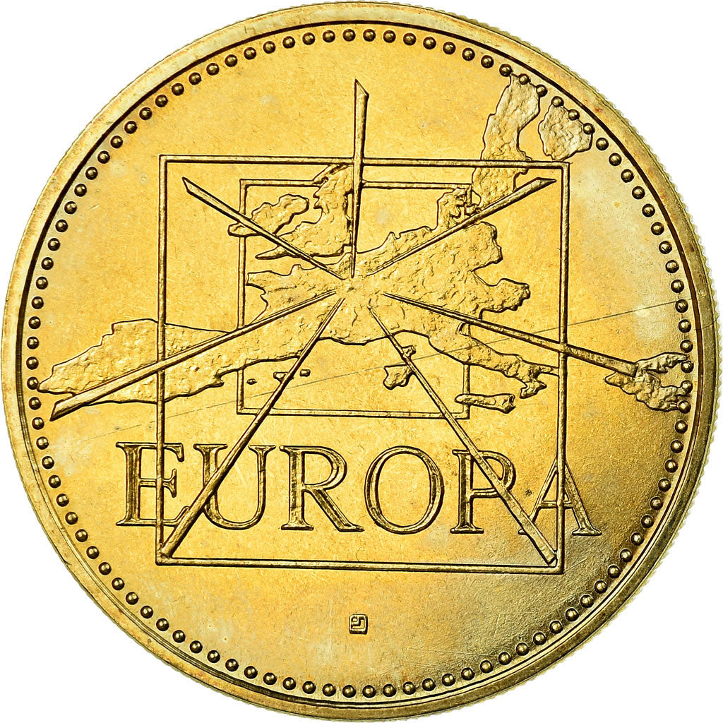 France, Médaille, Ecu Europa, 1995, Jimenez, SPL, Gilt Bronze