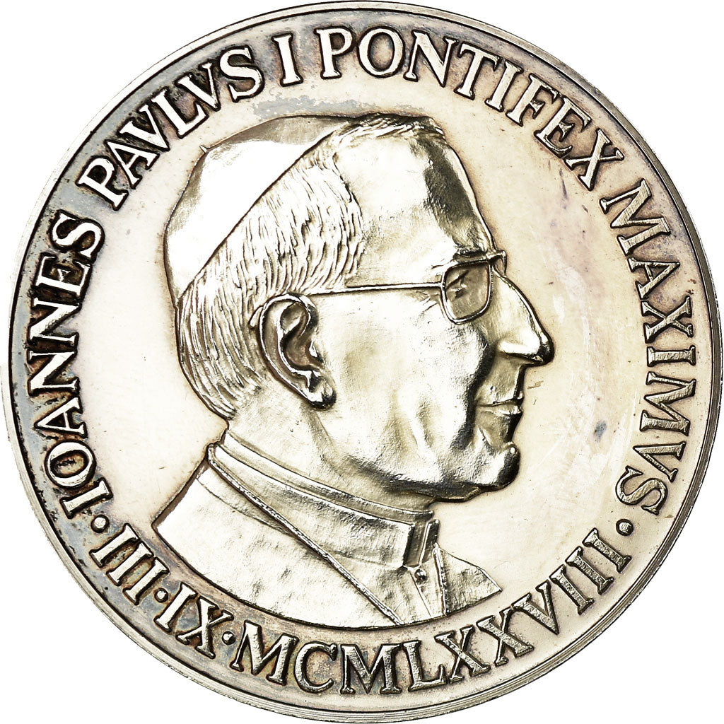 Vatican, Medal, Jean-paul Ier, Religions & beliefs, 1978, MS(63), Silver