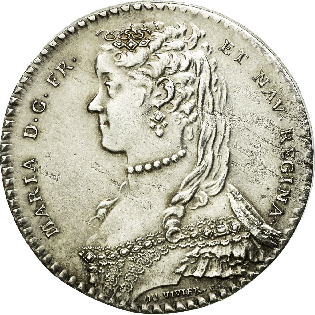 France, Token, Royal, 1755, AU(55-58), Silver, Feuardent:13363