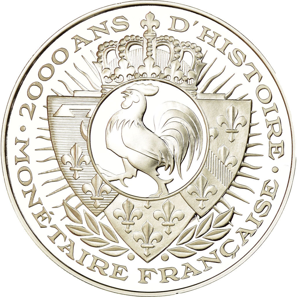 France, Medal, Histoire Monétaire, Statère Vercingétorix, MS(65-70), Silver