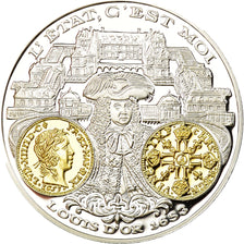 Francja, Medal, Histoire de la monnaie Française, Louis d'or de Louis XIV