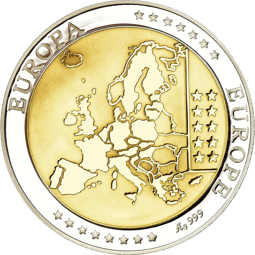 Germany, Medal, Euro, Europa, MS(65-70), Silver