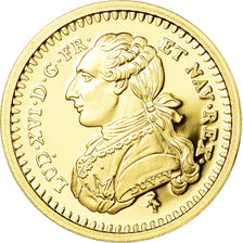 France, Medal, Reproduction, Louis d'Or aux Lunettes, Louis XV, MS(65-70), Gold