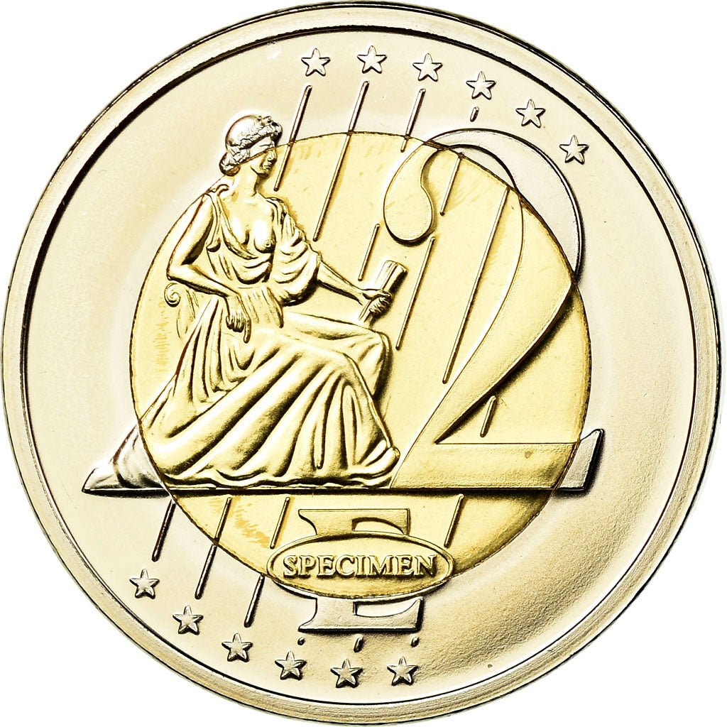 Estonia, Medal, 2 E, Essai-Trial, 2003, MS(65-70), Bi-Metallic