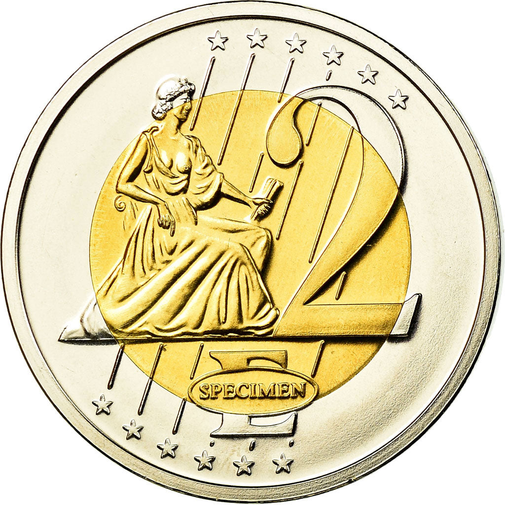 Vatican, Medal, 2 E, Essai-Trial Benoit XVI, 2010, MS(65-70), Bi-Metallic