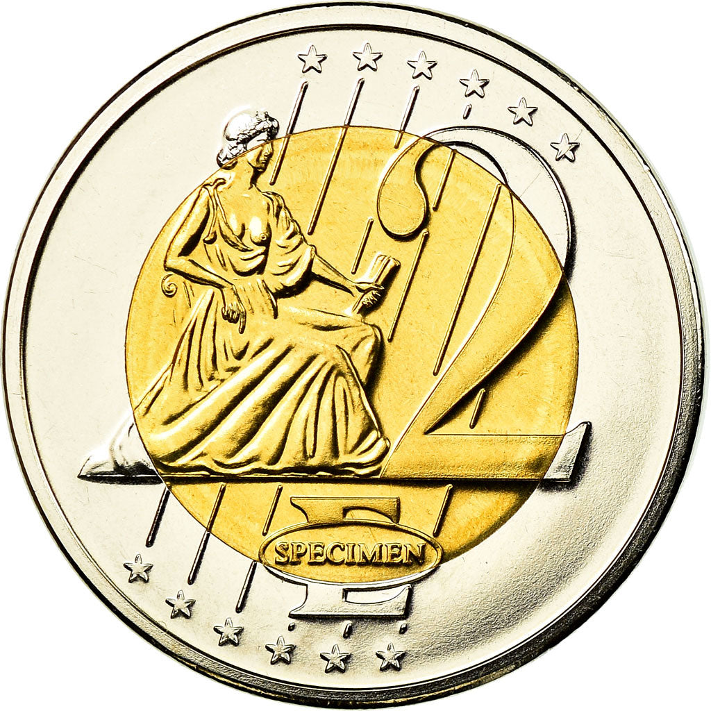 Vatican, Medal, 2 E, Essai-Trial Benoit XVI, 2011, MS(65-70), Bi-Metallic