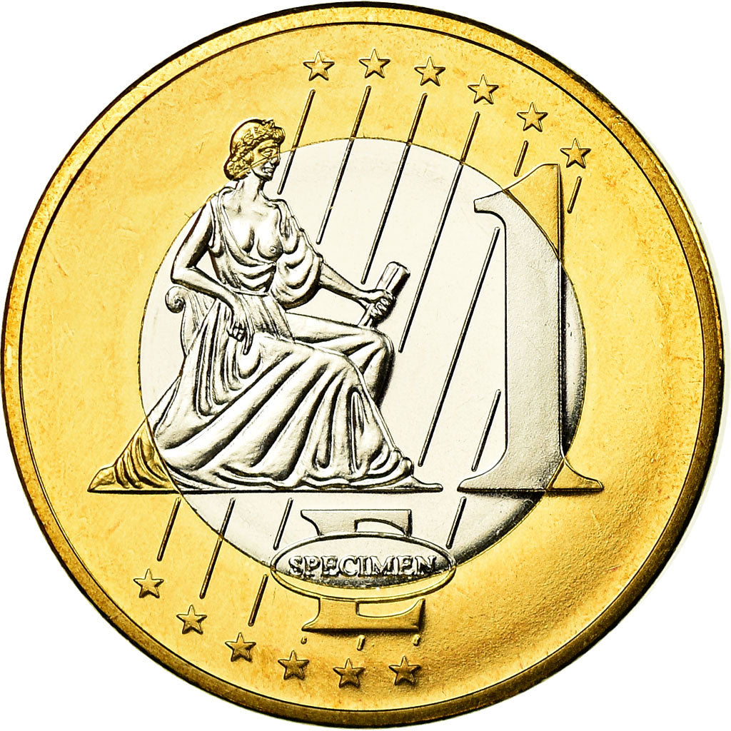 Vatican, Medal, 1 E, Essai-Trial Benoit XVI, 2010, MS(65-70), Bi-Metallic