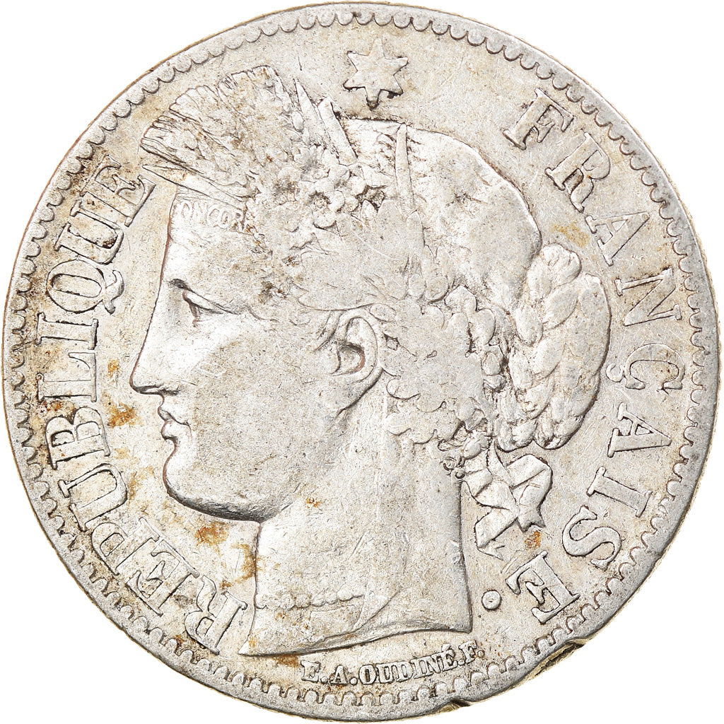 Monnaie, France, Cérès, 2 Francs, 1881, Paris, TB, Argent, Gadoury:530a