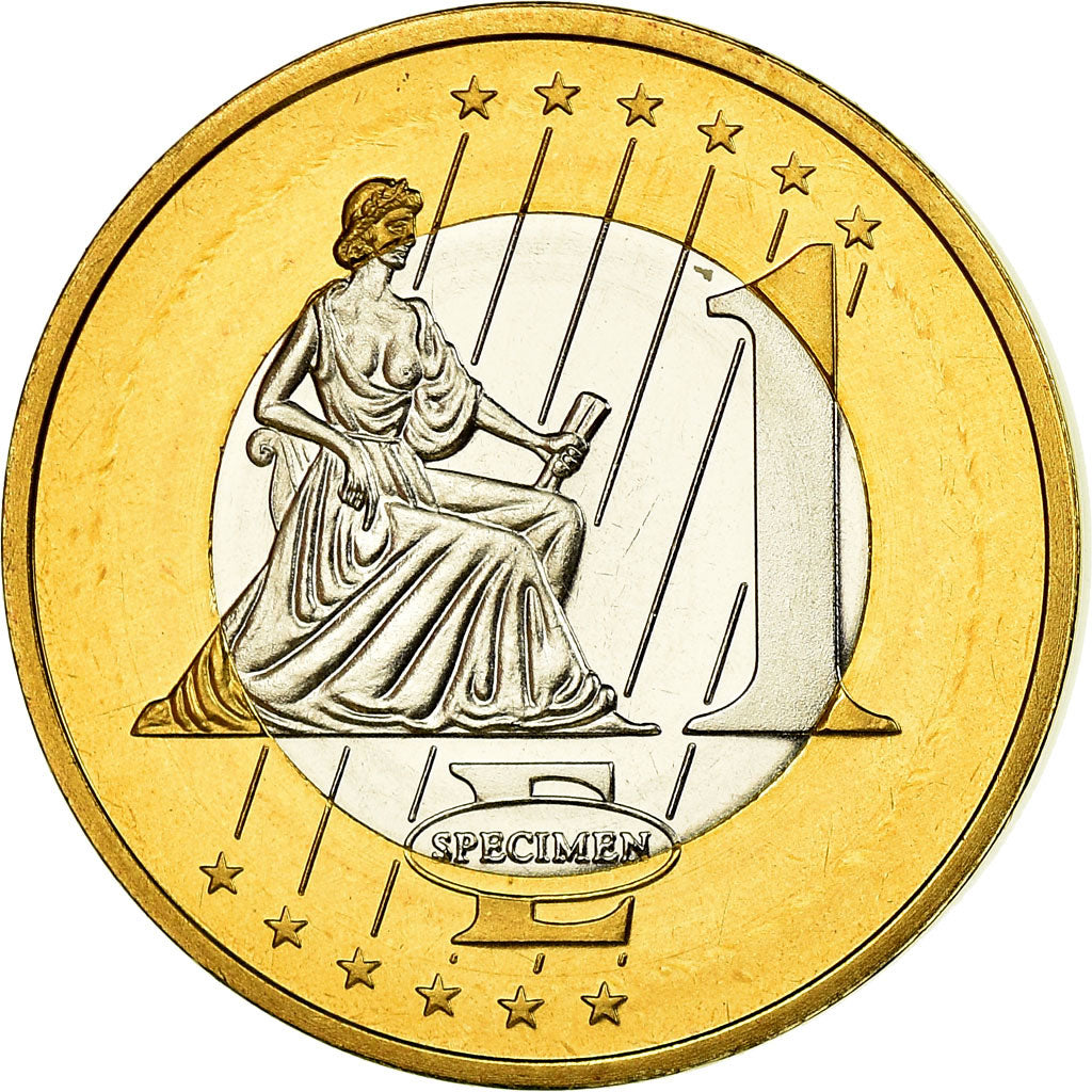 Vatican, Medal, 1 E, Essai-Trial Jean Paul II, 2002, MS(65-70), Bi-Metallic