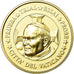 Vaticano, Medal, 20 C, Essai-Trial Jean Paul II, 2002, MS(65-70), Latão