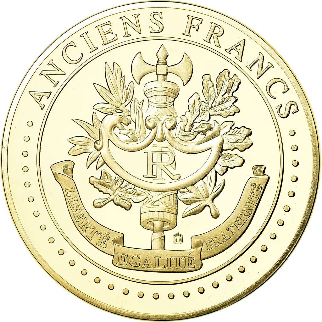 Frankreich, Medaille, Les Anciens Francs, billet de 5000 Francs Victoire, STGL