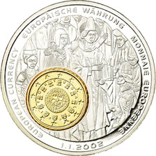 Portugal, Medal, Monnaies européennes, 2002, MS(65-70), Copper Plated Silver