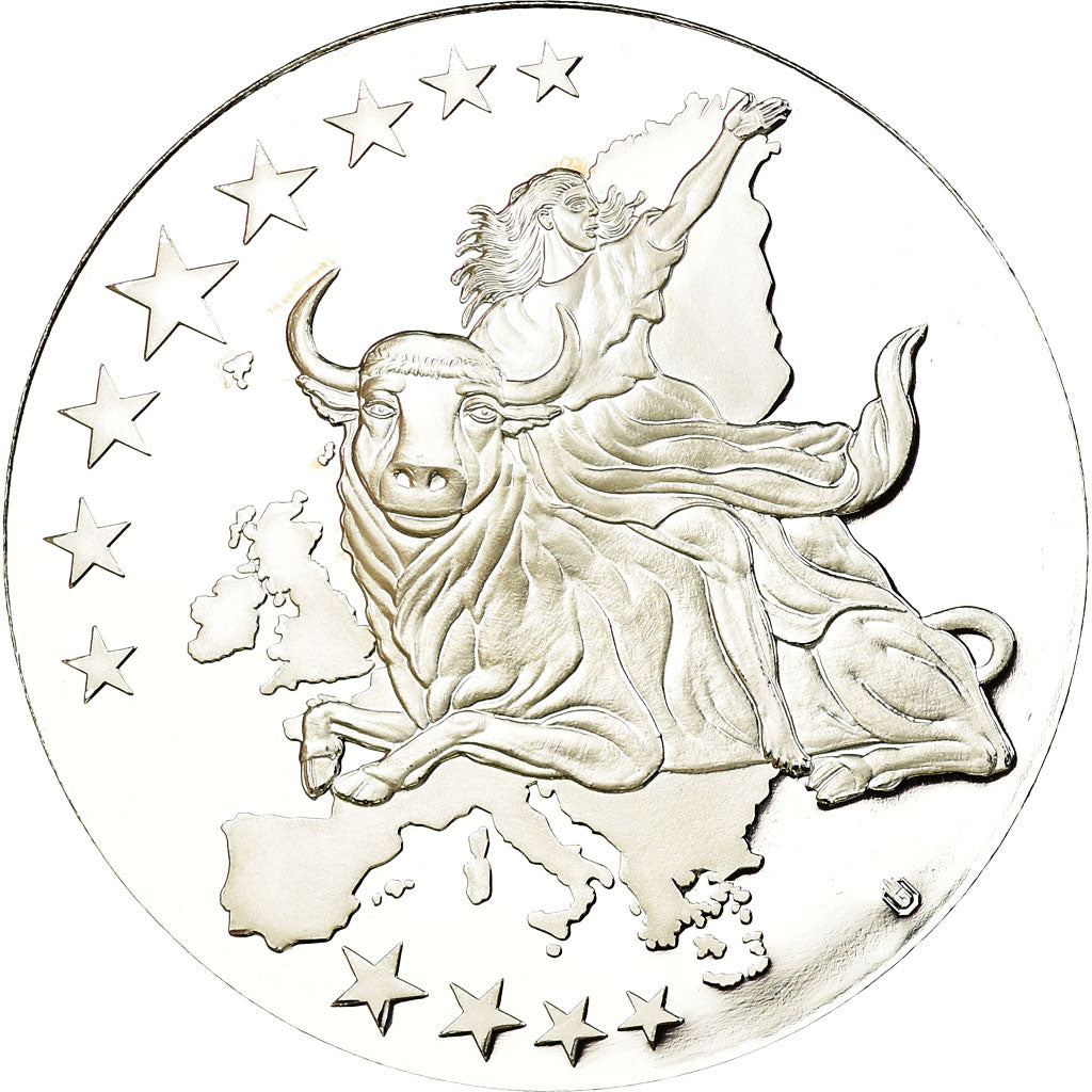 Ireland - Eire, Médaille, Monnaies européennes, 2002, FDC, Cuivre plaqué