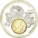 Luxembourg, Medal, Monnaies européennes, 2002, MS(65-70), Copper Plated Silver