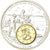 Finlandia, medalla, Monnaies européennes, 2002, FDC, Copper Plated Silver