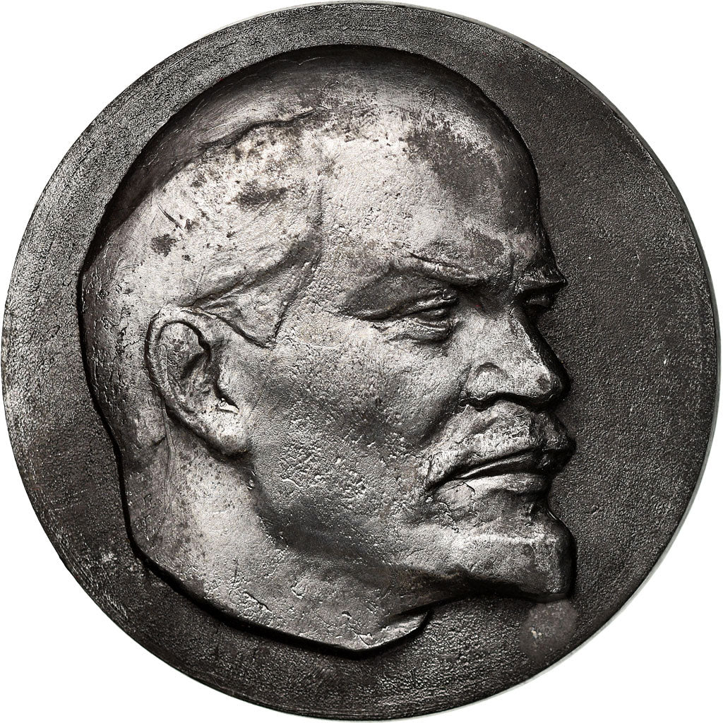 Russie, Médaille, Lénine, Politics, Society, War, TTB+, Tin
