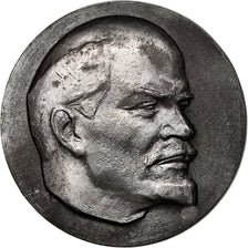 Russie, Médaille, Lénine, Politics, Society, War, TTB+, Tin