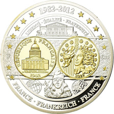 France, Medal, Pièces Commémoratives d'Europe, 2012, MS(65-70), Copper Plated