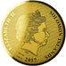 Coin, Solomon Islands, Elizabeth II, Indian Head, 10 Dollars, 2017, MS(64), Gold