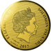Moneda, Islas Salomón, Elizabeth II, 100 Escudos, 10 Dollars, 2017, SC+, Oro