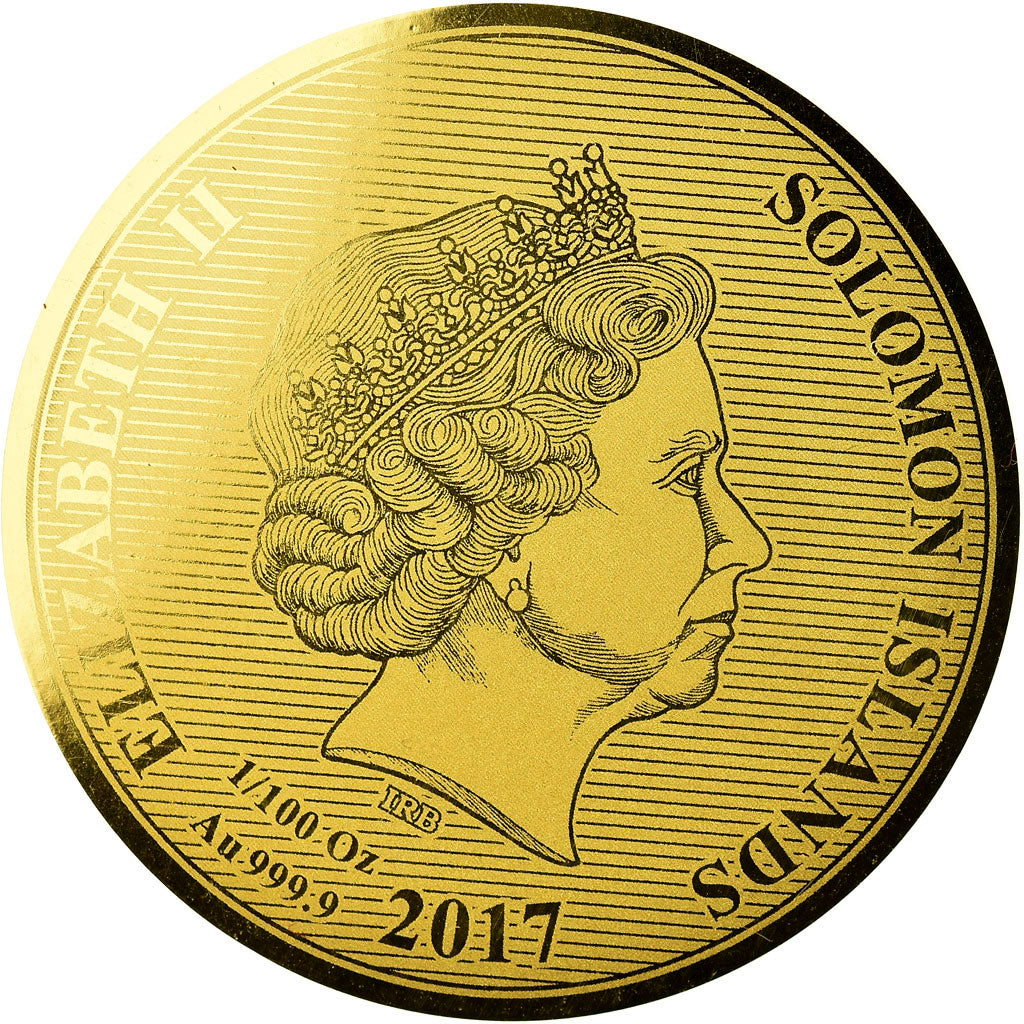 Coin, Solomon Islands, Elizabeth II, Single 9 Pond, 10 Dollars, 2017, MS(64)