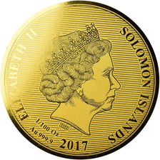 Coin, Solomon Islands, Elizabeth II, Single 9 Pond, 10 Dollars, 2017, MS(64)