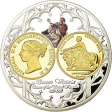 United Kingdom , Medal, Queen Victoria, MS(65-70), Copper Plated Silver