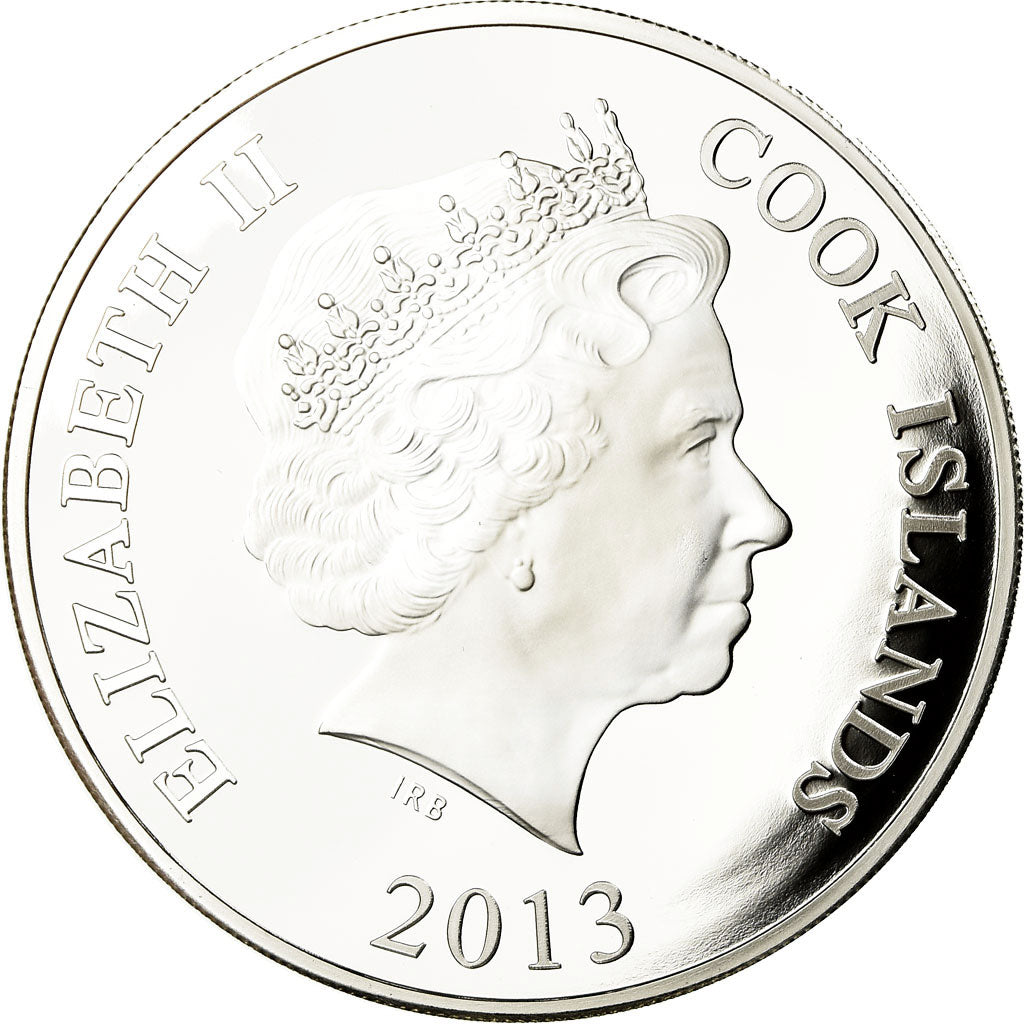 Coin, Solomon Islands, Elizabeth II, Christofer Colombus, 10 Dollars, 2013
