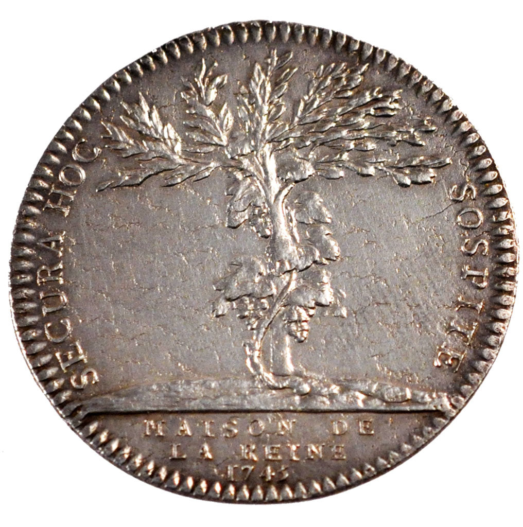 France, Royal, Token, 1745, MS(60-62), Silver, Feuardent #manque, 7.20