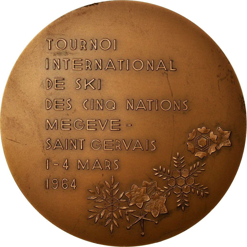 France, Médaille, Tournoi International de Ski des Cinq Nations, Megève, 1964