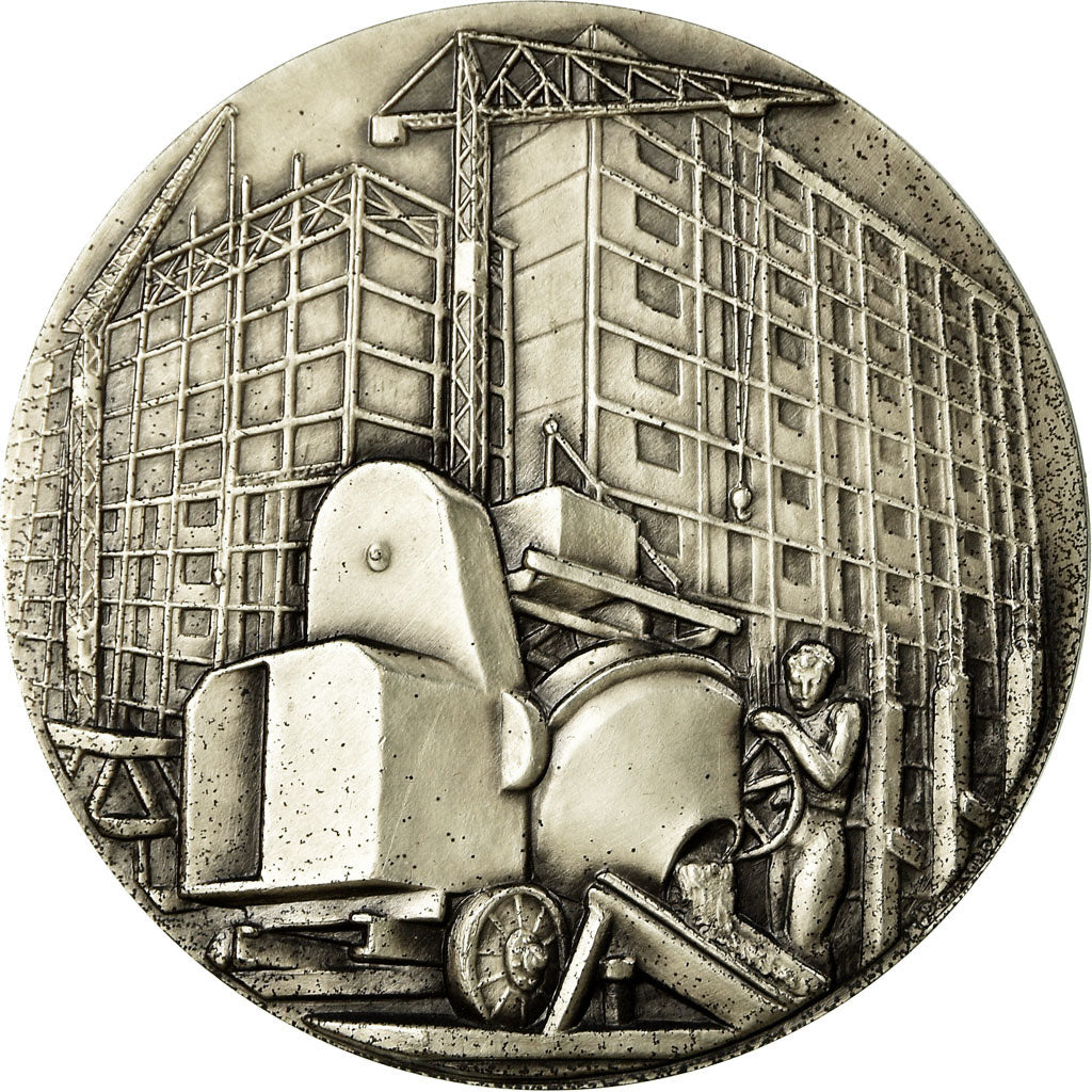 France, Medal, Industrie, Constructeurs en Ciment Armé de France, 1964